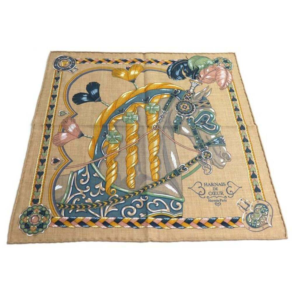 HERMES Authentic Green Scarf - Picture 1 of 5